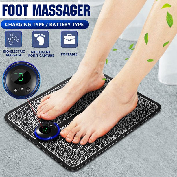 EMS Foot Massager & Butterfly Mini Massager Combo (Pack of 2)