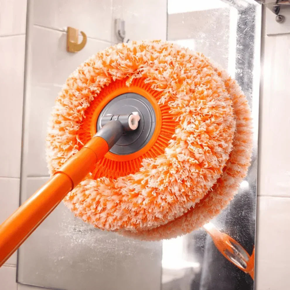 360° Rotating Multi-Functional Spin Mop with Extendable Stainless Steel Handle