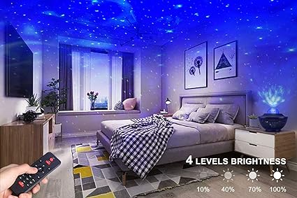 Galaxy Bluetooth Speaker Projector Lamp