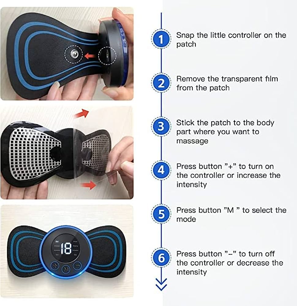 EMS BUTTERFLY NECK MASSAGER