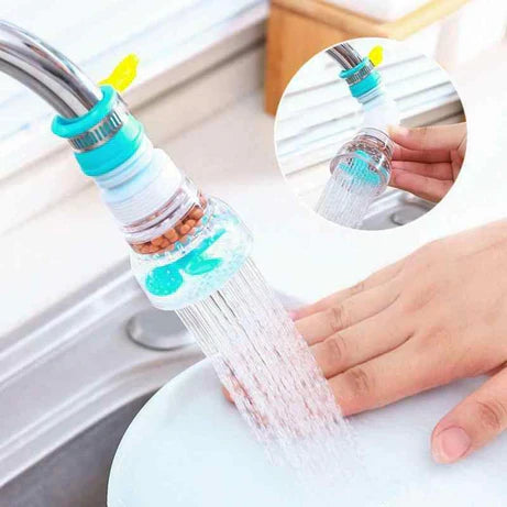 360° Adjustable Kitchen Shower Fan Faucet With Clip