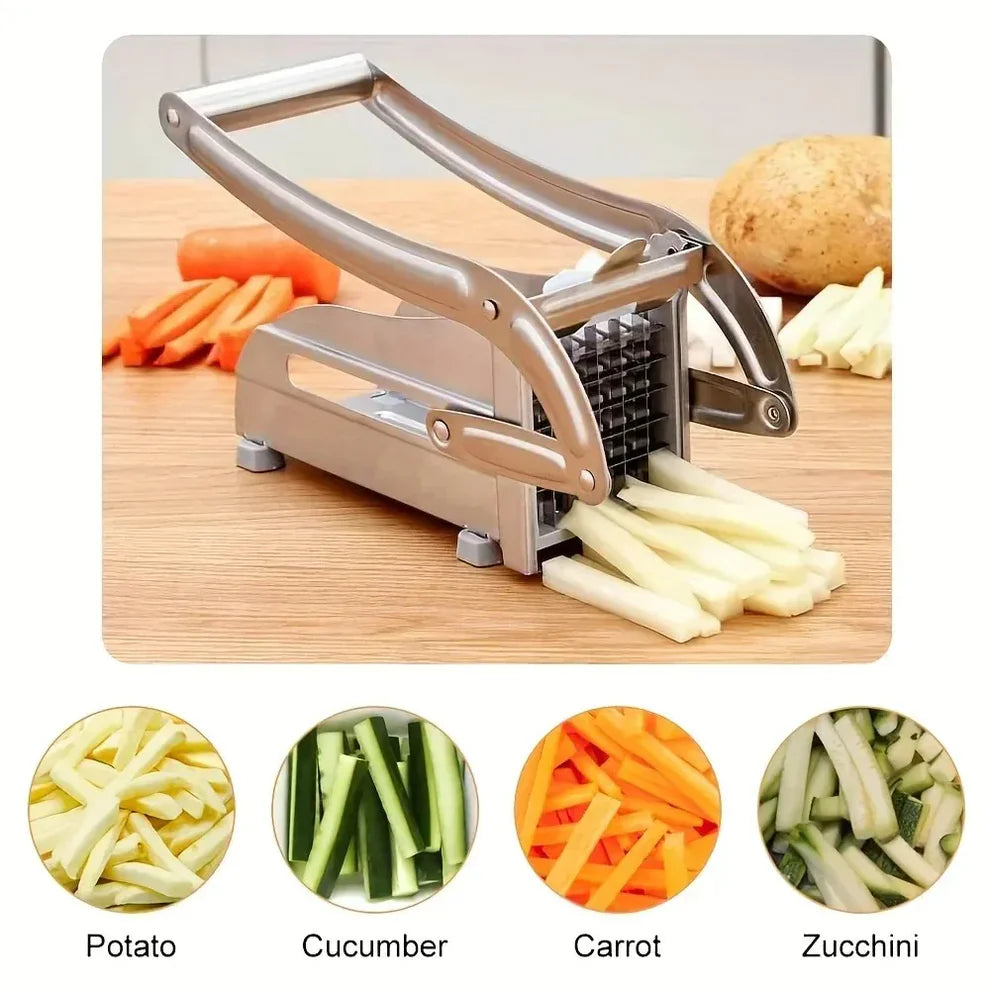 Premium Stainless Steel Potato Chips & Vegetable Slicer Cutter