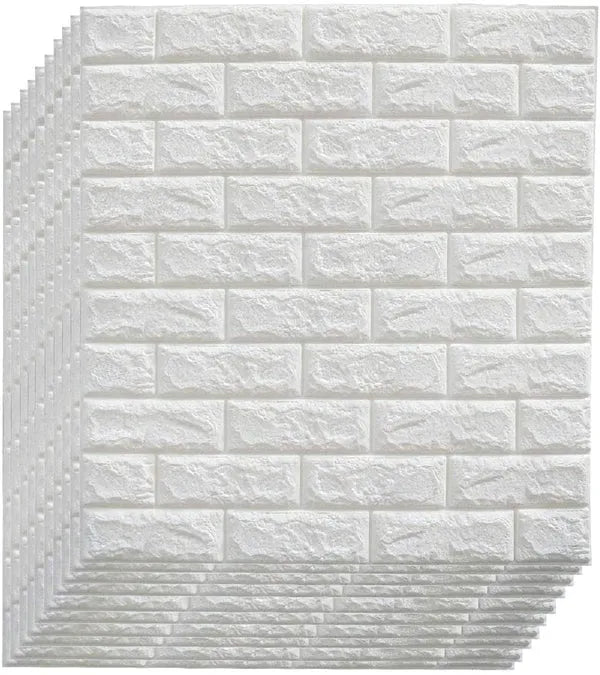 3D Waterproof Foam Brick Wallpaper - (2.26 X 2.52 Feet)