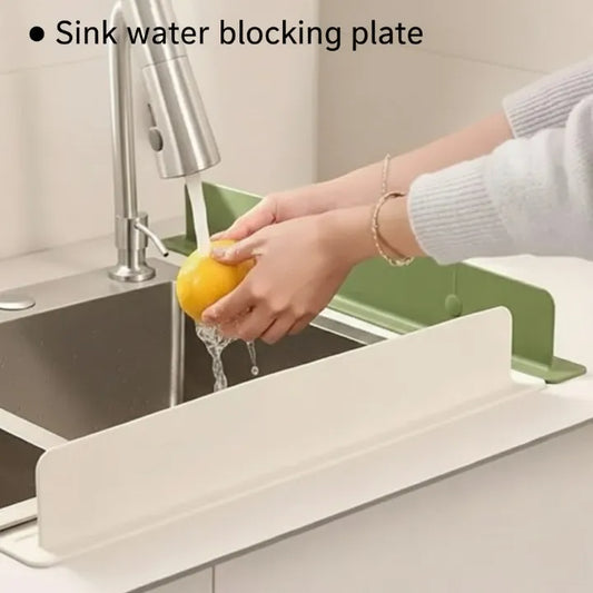 Silicone Sink Water Splash Guard With Double Suction for Kitchen & Bathroom Faucets
