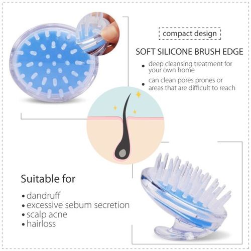 Hair Wash Brush Hair scalp Massage Brush Head Anti Dandruff
