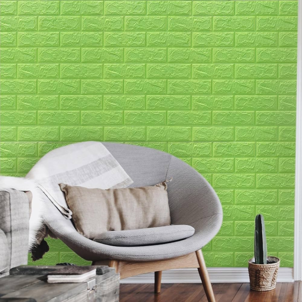3D Waterproof Foam Brick Wallpaper - (2.26 X 2.52 Feet)