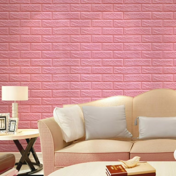 3D Waterproof Foam Brick Wallpaper - (2.26 X 2.52 Feet)
