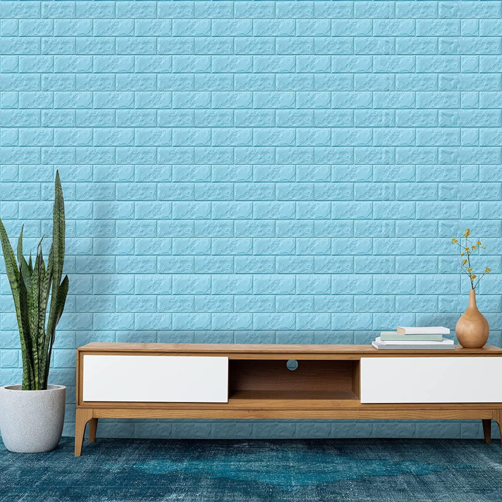 3D Waterproof Foam Brick Wallpaper - (2.25 X 2.50 Feet)